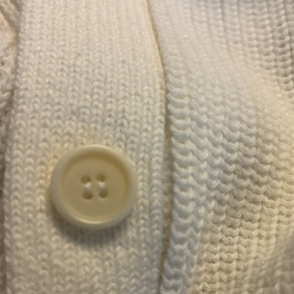 White + Warren Ivory Button-Up Cardigan - Picture 9 of 9